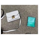 Collection of Handbags, Clutches, and Wallets Including Kate Spade