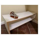 Closet Organization Set with Wooden Hangers, Hanging Organizer, and Shoe Rack