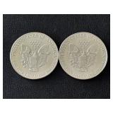 1987 & 1988 Silver Eagles