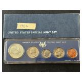 1966 Special Mint Set 40% Silver Kennedy