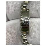 Vintage Hamilton 14K White Gold and Diamond Ladies Manual Wind-Up Watch (6.5") in Working Condition Vintage Hamilton 14K White Gold and Diamond Ladies Manual Wind-Up Watch (6.5") in Working Condition