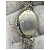 Vintage Hamilton 14K White Gold and Diamond Ladies Manual Wind-Up Watch (6.5") in Working Condition Vintage Hamilton 14K White Gold and Diamond Ladies Manual Wind-Up Watch (6.5") in Working Condition