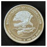 North American Hunting Club One Troy Ounce (.999 Fine Silver) Coin North American Hunting Club One Troy Ounce (.999 Fine Silver) Coin