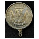1921-D Morgan Silver Dollar Pendant with Sterling Silver Bail 1921-D Morgan Silver Dollar Pendant with Sterling Silver Bail
