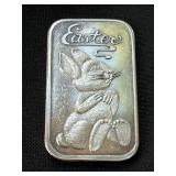 Silver Towne (Winchester, Indiana) One Ounce .999 Fine Silver Bar Silver Towne (Winchester, Indiana) One Ounce .999 Fine Silver Bar