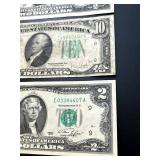 1934-D $10 Federal Reserve Note (Minneapolis) & Two 1976 $2 Federal Reserve Notes (Minneapolis) 1934-D $10 Federal Reserve Note (Minneapolis) & Two 1976 $2 Federal Reserve Notes (Minneapolis)