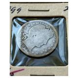Antique U.S. Coin Lot - 1905 Liberty "V" Nickel, 1916-S Barber Dime, 1899 Barber Quarter, and 1899 Indian Head Penny Antique U.S. Coin Lot - 1905 Liberty "V" Nickel, 1916-S Barber Dime, 1899 Barber Quarter, and 1899 Indian Head Penny