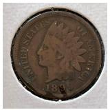 Antique U.S. Coin Lot - 1905 Liberty "V" Nickel, 1916-S Barber Dime, 1899 Barber Quarter, and 1899 Indian Head Penny Antique U.S. Coin Lot - 1905 Liberty "V" Nickel, 1916-S Barber Dime, 1899 Barber Quarter, and 1899 Indian Head Penny