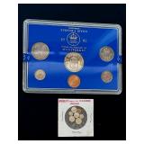 1982 Swedish 6-Coin Uncirculated Coin Set & World 1982 Swedish 6-Coin Uncirculated Coin Set & World