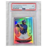 Byron Buxton 2013 Bowman Chrome Mini-Refractor #1 PSA Graded 9 and Numbered 61/125 - Minnesota Twins Baseball Card Byron Buxton 2013 Bowman Chrome Mini-Refractor #1 PSA Graded 9 and Numbered 61/125 - Minnesota Twins Baseball Card