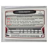 Byron Buxton 2013 Bowman Chrome Mini-Refractor #1 PSA Graded 9 and Numbered 61/125 - Minnesota Twins Baseball Card Byron Buxton 2013 Bowman Chrome Mini-Refractor #1 PSA Graded 9 and Numbered 61/125 - Minnesota Twins Baseball Card