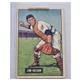 Jim Hegan 1951 Bowman #79 - Cleveland Indians Vintage Baseball Card Jim Hegan 1951 Bowman #79 - Cleveland Indians Vintage Baseball Card