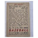 Jim Hegan 1951 Bowman #79 - Cleveland Indians Vintage Baseball Card Jim Hegan 1951 Bowman #79 - Cleveland Indians Vintage Baseball Card