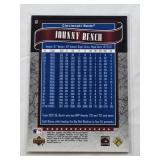 Johnny Bench 2003 Upper Deck SP Century Legends #67 and Numbered 59/275 - Cincinnati Reds Vintage Baseball Card Johnny Bench 2003 Upper Deck SP Century Legends #67 and Numbered 59/275 - Cincinnati Reds Vintage Baseball Card