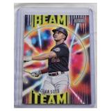 Juan Soto 2022 Topps Beam Team Insert #BT-4 - Washington Nationals Baseball Card Juan Soto 2022 Topps Beam Team Insert #BT-4 - Washington Nationals Baseball Card