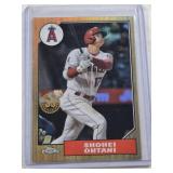 Shohei Ohtani 2022 Topps Chrome Refractor #87BC-2 - Los Angeles Angels Baseball Card Shohei Ohtani 2022 Topps Chrome Refractor #87BC-2 - Los Angeles Angels Baseball Card