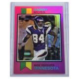 Randy Moss 2024 Topps Purple Refractor #1973-17 - Minnesota Vikings Football Card Randy Moss 2024 Topps Purple Refractor #1973-17 - Minnesota Vikings Football Card