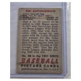 Ken Raffensberger 1951 Bowman #48 - Cincinnati Reds Vintage Baseball Card Ken Raffensberger 1951 Bowman #48 - Cincinnati Reds Vintage Baseball Card