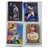 Lot of 11 Minnesota Twins Baseball Cards Featuring Kirby Puckett, Austin Martin, Carlos Correa, and Byron Buxton Lot of 11 Minnesota Twins Baseball Cards Featuring Kirby Puckett, Austin Martin, Carlos Correa, and Byron Buxton