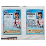Lot of 11 Minnesota Twins Baseball Cards Featuring Kirby Puckett, Austin Martin, Carlos Correa, and Byron Buxton Lot of 11 Minnesota Twins Baseball Cards Featuring Kirby Puckett, Austin Martin, Carlos Correa, and Byron Buxton