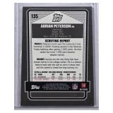 Adrian Peterson Rookie 2007 Topps DPP #135 - Oklahoma Sooners Football Card Adrian Peterson Rookie 2007 Topps DPP #135 - Oklahoma Sooners Football Card