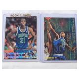 Lot of 2 Kevin Garnett Rookie Cards Fleer 95-96 #293 & 1996 Topps #343 - Minnesota Timberwolves Basketball Cards Lot of 2 Kevin Garnett Rookie Cards Fleer 95-96 #293 & 1996 Topps #343 - Minnesota Timberwolves Basketball Cards