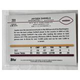 Jayden Daniels Rookie 2024 Topps Chrome #201 - Washington Football Card Jayden Daniels Rookie 2024 Topps Chrome #201 - Washington Football Card