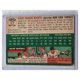 Phil Rizzuto 1954 Topps #17 - New York Yankees Vintage Baseball Card Phil Rizzuto 1954 Topps #17 - New York Yankees Vintage Baseball Card
