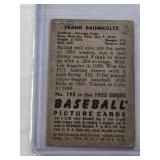 Frank Baumholtz 1952 Bowman #195 - Chicago Cubs Vintage Baseball Card Frank Baumholtz 1952 Bowman #195 - Chicago Cubs Vintage Baseball Card