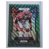Deion Sanders 2023 Panini Prizm Green Wave Refractor #15 - Atlanta Falcons Football Card Deion Sanders 2023 Panini Prizm Green Wave Refractor #15 - Atlanta Falcons Football Card