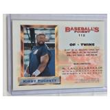 Kirby Puckett 1993 Topps Finest #112 - Minnesota Twins Baseball Card Kirby Puckett 1993 Topps Finest #112 - Minnesota Twins Baseball Card