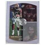 Jerry Rice 1999 Upper Deck Die Cut SPx #40 - San Francisco 49ers Football Card Jerry Rice 1999 Upper Deck Die Cut SPx #40 - San Francisco 49ers Football Card