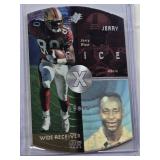 Jerry Rice 1999 Upper Deck Die Cut SPx #40 - San Francisco 49ers Football Card Jerry Rice 1999 Upper Deck Die Cut SPx #40 - San Francisco 49ers Football Card