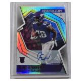 Kene Nwangwu Rookie Auto 2021 Panini Rookies & Stars #134 and Numbered 112/199 - Minnesota Vikings Football Card Kene Nwangwu Rookie Auto 2021 Panini Rookies & Stars #134 and Numbered 112/199 - Minnesota Vikings Football Card