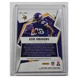 Kene Nwangwu Rookie Auto 2021 Panini Rookies & Stars #134 and Numbered 112/199 - Minnesota Vikings Football Card Kene Nwangwu Rookie Auto 2021 Panini Rookies & Stars #134 and Numbered 112/199 - Minnesota Vikings Football Card