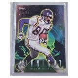 Cris Carter 2021 Topps Midnight Refractor #60 and Numbered 071/149 - Minnesota Vikings Football Card Cris Carter 2021 Topps Midnight Refractor #60 and Numbered 071/149 - Minnesota Vikings Football Card