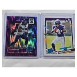 Lot of 2 Minnesota Vikings Rookie Cards with Ty Chandler Rated Rookie #282 and Jordan Addison Rated Rookie #368 Lot of 2 Minnesota Vikings Rookie Cards with Ty Chandler Rated Rookie #282 and Jordan Addison Rated Rookie #368