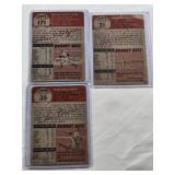 Lot of 3 Vintage Topps Baseball Cards from 1953 Billy Johnson #21, Bill Glynn #171, and Irv Noren #35 Lot of 3 Vintage Topps Baseball Cards from 1953 Billy Johnson #21, Bill Glynn #171, and Irv Noren #35