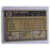 Frank Robinson 1961 Topps #360 - Cincinnati Reds Vintage Baseball Card Frank Robinson 1961 Topps #360 - Cincinnati Reds Vintage Baseball Card