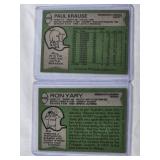 Lot of 2 Vitnage Topps 1978 Football Cards Featuring Ron Yary #430 and Paul Krause #378 - Minnesota Vikings Vintage Football Cards Lot of 2 Vitnage Topps 1978 Football Cards Featuring Ron Yary #430 and Paul Krause #378 - Minnesota Vikings Vintage Football Cards