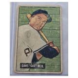 Dave "Gus" Bell 1951 Bowman #40 - Pittsburgh Pirates Vintage Baseball Card Dave "Gus" Bell 1951 Bowman #40 - Pittsburgh Pirates Vintage Baseball Card