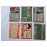 Lot of 6 Vintage Topps Baseball Cards from the Mid 1970 Lot of 6 Vintage Topps Baseball Cards from the Mid 1970