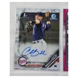 Lot of 5 Minnesota Twins Baseball Cards Featuring Gabriel Maciel Auto, Andrew Bechtold Bowman 1st Auto, Misael Urbina Numbered, Henry Chivilli Bowman 1st, Connor Prielipp 471/499 Lot of 5 Minnesota Twins Baseball Cards Featuring Gabriel Maciel Auto, Andrew Bechtold Bowman 1st Auto, Misael Urbina Numbered, Henry Chivilli Bowman 1st, Connor Prielipp 471/499