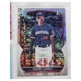 Lot of 5 Minnesota Twins Baseball Cards Featuring Gabriel Maciel Auto, Andrew Bechtold Bowman 1st Auto, Misael Urbina Numbered, Henry Chivilli Bowman 1st, Connor Prielipp 471/499 Lot of 5 Minnesota Twins Baseball Cards Featuring Gabriel Maciel Auto, Andrew Bechtold Bowman 1st Auto, Misael Urbina Numbered, Henry Chivilli Bowman 1st, Connor Prielipp 471/499