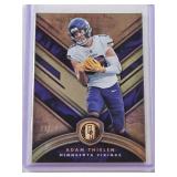 Adam Thielen 2019 Panini Gold Standard Gold Foil #41 and Numbered 97/99 - Minnesota Vikings Football Card Adam Thielen 2019 Panini Gold Standard Gold Foil #41 and Numbered 97/99 - Minnesota Vikings Football Card