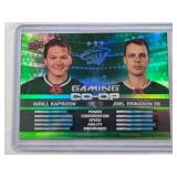 Kirill Kaprizov, Joel Eriksson Ek 2024-25 Upper Deck Gaming Co-op Green Foil #CG0-10 and Numbered 108/199 - Minnesota Wild Hockey Card Kirill Kaprizov, Joel Eriksson Ek 2024-25 Upper Deck Gaming Co-op Green Foil #CG0-10 and Numbered 108/199 - Minnesota Wild Hockey Card