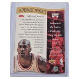 Michael Jordan 1997 Upper Deck Memorable Moments Die Cut #1 - Chicago Bulls Basketball Card Michael Jordan 1997 Upper Deck Memorable Moments Die Cut #1 - Chicago Bulls Basketball Card