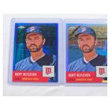 Lot of 2 Bert Blyleven Topps Chrome Refractors 2022 #343 - Minnesota Twins Baseball Cards Lot of 2 Bert Blyleven Topps Chrome Refractors 2022 #343 - Minnesota Twins Baseball Cards