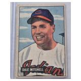 Dale Mitchell 1951 Bowman #5 - Cleveland Indians Vintage Baseball Card Dale Mitchell 1951 Bowman #5 - Cleveland Indians Vintage Baseball Card