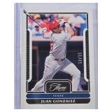 Juan Gonzalez 2023 Panini Three and Two #99 and Numbered 67/99 - Texas Rangers Baseball Card Juan Gonzalez 2023 Panini Three and Two #99 and Numbered 67/99 - Texas Rangers Baseball Card